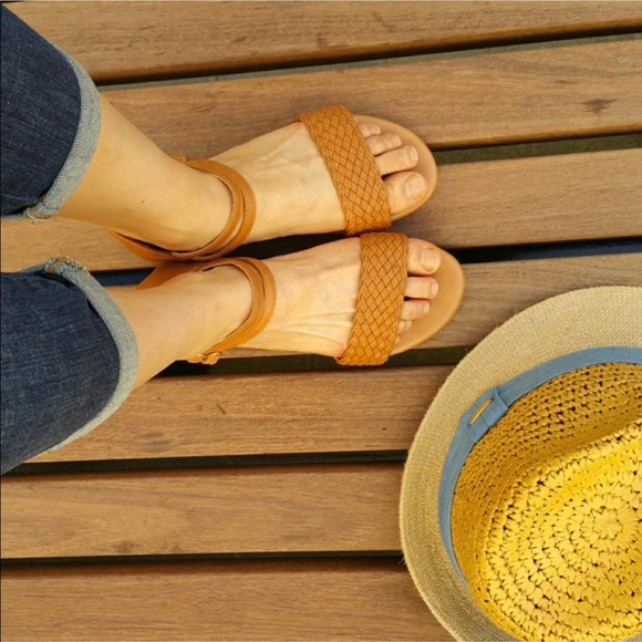 Tan Braided Jute Strap Bohemian Sandals - Picture 2 of 5